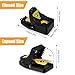 flintronic 4 Pack Mouse Traps, Mouse Traps Reusable, Mice Traps Indoors and Outdoors Trap, Rat Traps Highly Efficient Effective & Safe Better, Mouse Traps for Outdoor/Kitchen/Storehouse/Garden