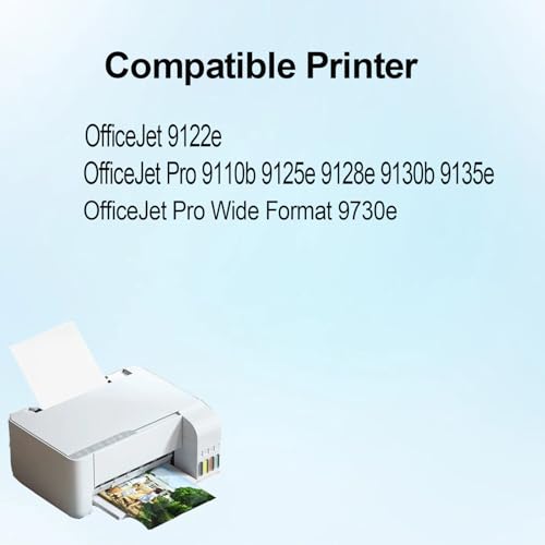 Image of 4 Pack 936 936e High Yield Ink Cartridge Use for OfficeJet 9122e OfficeJet Pro 9110b 9125e 9128e 9130b 9135e OfficeJet Pro Wide Format 9730e Printers (4S6V6LN 4S6V3LN 4S6V4LN 4S6V5LN)