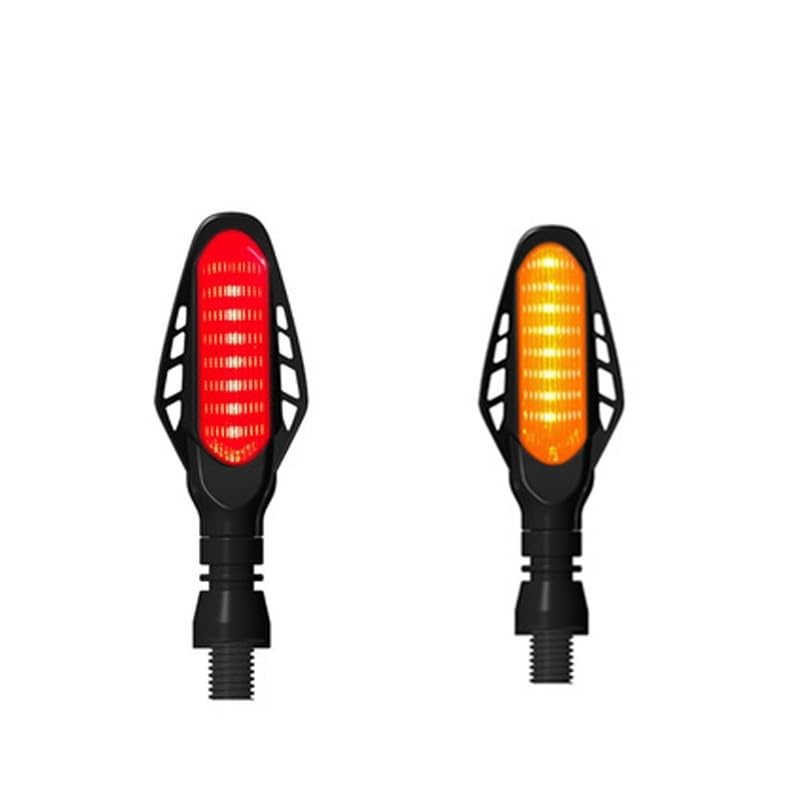 Clignotant pour moto LED multifonctions avec feux de jour et stop arrière