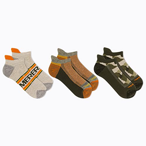 Image of Merrell Unisex Adult Cushioned Low Cut Tab Socks (3-Pair)