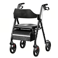 Amazon | 歩行器 歩行車 シルバーカー 室外用 折りたたみ可能 座面付き