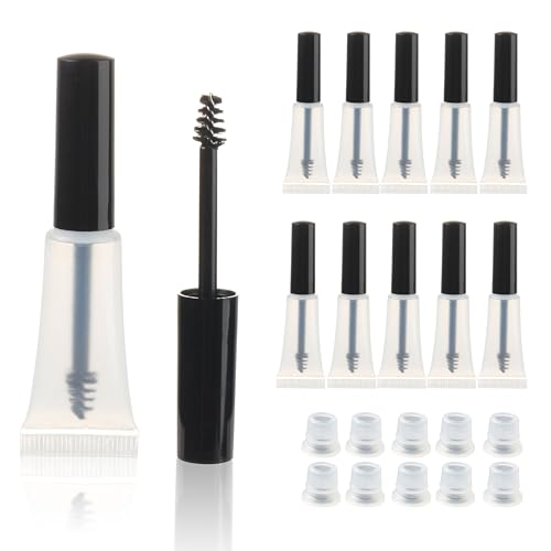 COSIDEA 10pcs Soft Squeeze Empty mascara tubes packing Travel size containers eyeliner tube eyelash serum applicator For castor oil bottle
