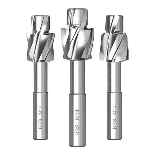Fraise M3 pour fraisage précis en acier rapide à queue droite - 2