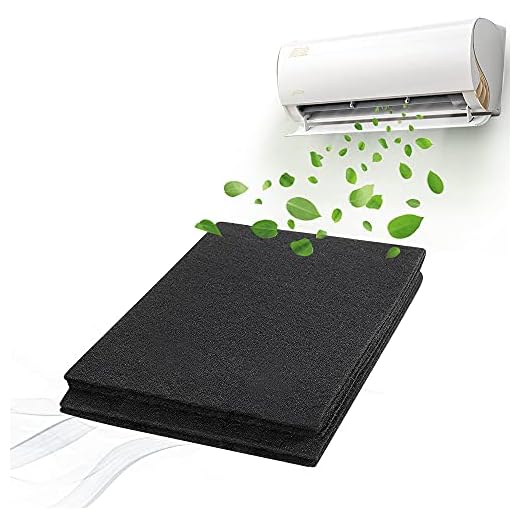 STCRERAG 2 Stück Dunstfilter Zuschneidbar Kohlefilter Universal Aktivkohle Vliesfilter Flach Flauschfilter Ersatz Abzugshaube Filter Schwarz Aktivkohlefilter Dunstabzugshaube für Luftreiniger