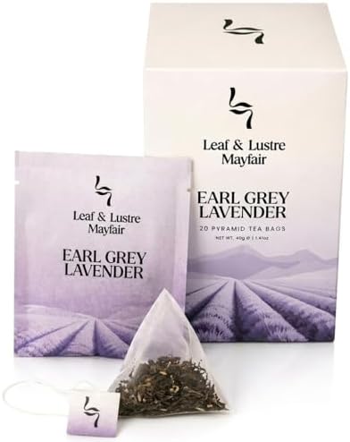 Leaf & Lustre Mayfair – Earl Grey Lavender – Black Tea with Berga...