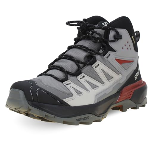 SALOMON Botas X Ultra 360 Mid Gore-Tex Código 474478, Gris Negro, 42 2/3 EU