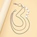 FARMENNI Fashion Wallet Chain with Star Pendant Female Waist Chain Eye-Catching Pants Chain Pendant Chain 2000s Pants Charm, as the pic show, Metal