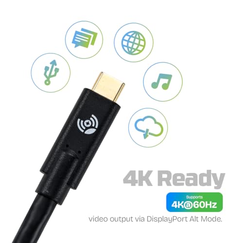 Image of USB C to USB C 240W Fast Charging Cable, USB 3.2 Gen 2 Type C Cable with 10Gbps Data Transfer & 4K Video Output, PD 3.1 Reversible Type C Charger Cable for Laptop, Smartphone & Tablet 1.5M