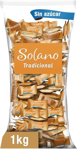 Solano Caramelos Cremosos Sabor Tradicional y Sin Azúcar 1kg