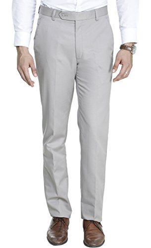 Image of MANQ Men's Slim Fit Formal Trousers