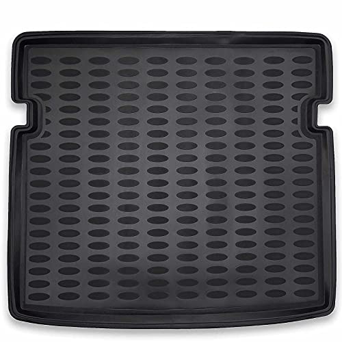 Elmasline Bac de coffre 3D antidérapant avec bord haut pour Dacia Duster 4X4 2010-2018