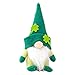 Bambola di peluche di San Patrizio Giorno Gnom – 22 cm Irish Lucky Shamrock Kl ee Elf Tomte G NOME Ornamenti – Mini fatto a mano verde scandinava Nisse Leprechaun giocattolo per la casa ologria.