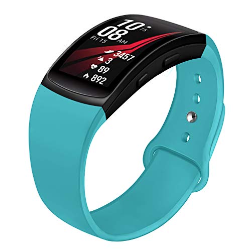 NAHAI Gear Fit 2�o���h/Gear Fit 2 Pro�o���h�Ή� �\�t�g�V���R�������p�o���h ���X�g�o���h Samsung Gear Fit 2 �� Fit 2 Pro�X�}�[�g�E�H�b�`�p L S L: 6.8''-8.7''