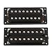 LYWS Black 8 String Guitar Pickup Set Double Coil Humbucker For Electric Guitar