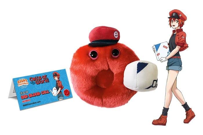 GIANT MICROBESCells at Work! Red Blood Cell Plush