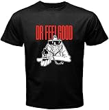 New DR. Feelgood British Pub Rock Band Stupidity Men's Black T-Shirt Size S-3XL Black L