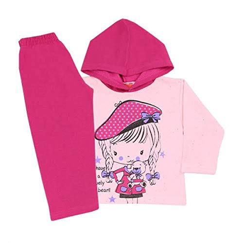 Kit com 5 conjuntos de moletom infantil, forrado por dentro, ideal para proteger as crianças no inve