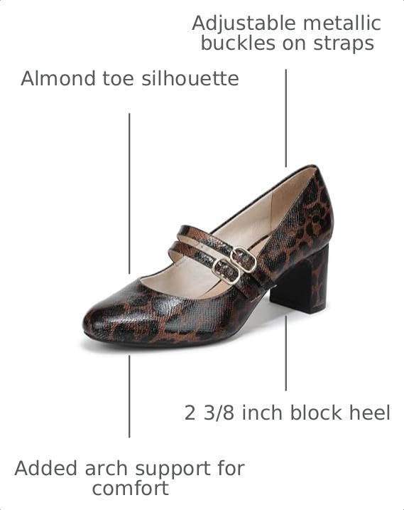 LifeStride Women's True Pump Dark Tan Leopard 9 M by LifeStride - Used condition - Image 2