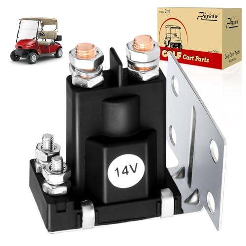 Solénoïde 14V EZGO TXT 200A Roykaw pour voiturette de golf à essence depuis 1994