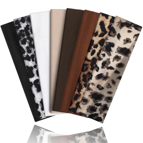 Image of 8PCS Summer-Exclusive Non Slip Sports Elastic Soft Running Fashion Headbands Absorb Sweat for Women & Men Working Out, Travel