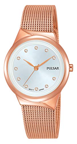 Pulsar Quarz Damen-Uhr Edelstahl mit Metallband PH8442X1