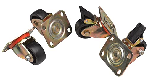 Techly Professional 364934 Kit 4 Ruote A 4 Punti Di Fissaggio Per Armadi Server Serie Ev Silver