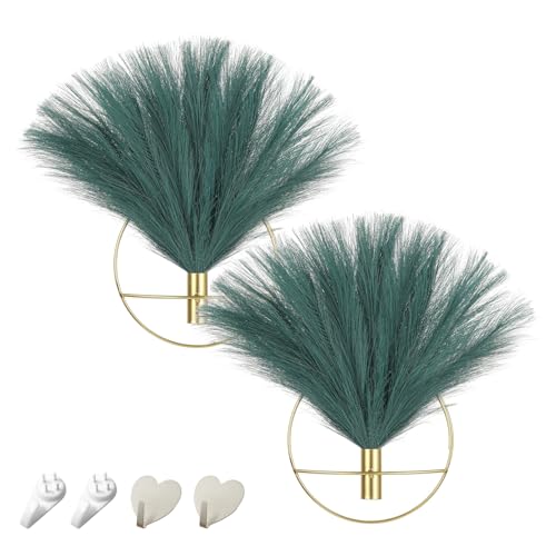 Pretty Jolly Boho Pampas Wall Decor Gold Metal Wall-Mounted Art