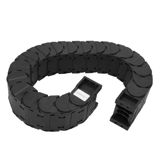 ANKROYU Corrente de arrasto de cabo, corrente de arrasto transportadora de fio de nylon, cabos de re