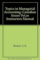 Topics in Managerial Accounting 0070776903 Book Cover