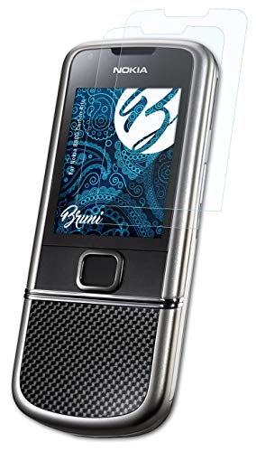 Bruni Screen Protector Compatible with Nokia 8800 Carbon Arte Protector Film, Crystal Clear Protective Film (2X)