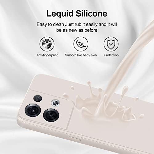 GiiYoon Case Compatible with OPPO Reno 8 Pro, Silky-Soft Touch Full-Body Protective Phone Silicone Case - Image 4