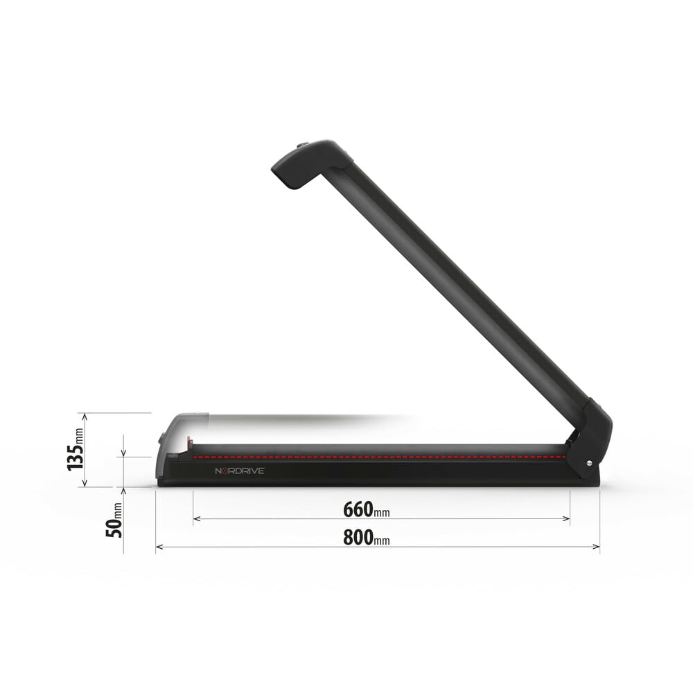 NORDRIVE N40001 PRO-Slider Evo Aluminium PS-60, portasci per Barre da Tetto - Nero