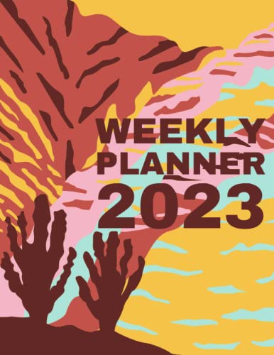 Weekly Planner 2023 Abstract Organic: Cool planner for organization and productivity for abstract art enthusiasts image 2