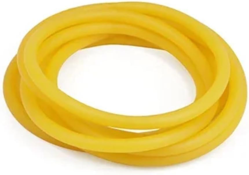 Yellow Silicone Lab Tubing - 1 Piece Easy to Process Rubber Tube for Industrial Use(5metersx4mmx6mm)