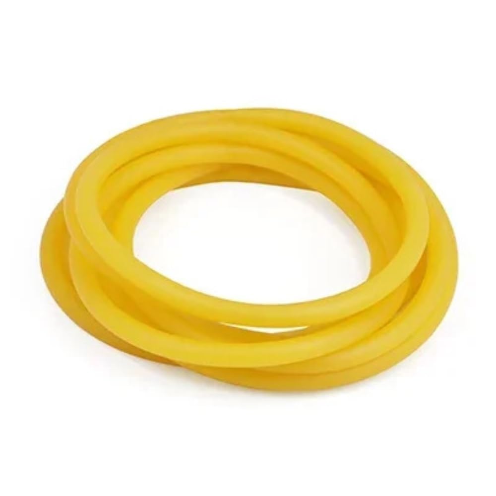 1 pieza de tubo de goma amarillo fácil de procesar, tubo de silicona for equipos de laboratorio(10metersx6mmx9mm)