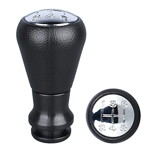 OFZVEO 5 Vitesses Pommeau de Levier de Vitesse PEUGEOT 106 107 205 206 207 306 307 308 309 405 406 407 508 605 607 806 807 (style 4) Cover