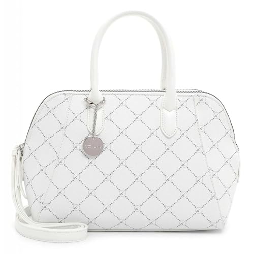 Tamaris Anastasia Classic grand sac à main blanc aux finitions soignées
