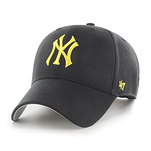 47 New York Yankees Black Yellow MLB Most Value P