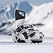 Nidecker Supermatic Snowboard First Universal, Dual-Entry, Automatic Binding - Comfortable and Reliable as a Regular Two-Strap Binding - Genuine Game Changer with its Drop in tech - White