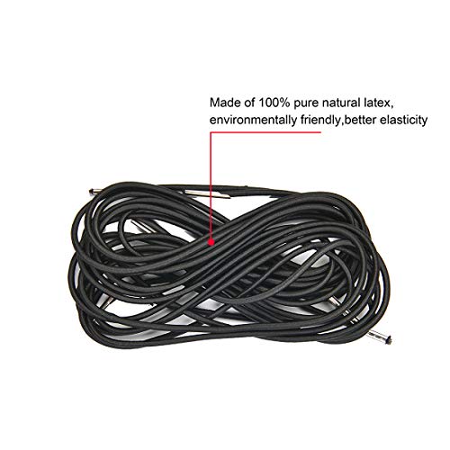 C-Chain 4 Cords Replacement Cord For Zero Gravity Chair, Universal Replacement Laces Cord Kit For Zero Gravity Chair, Anti Gravity Chair, Lounge Chair, Bungee Chair, Recliner - Black #TOP3