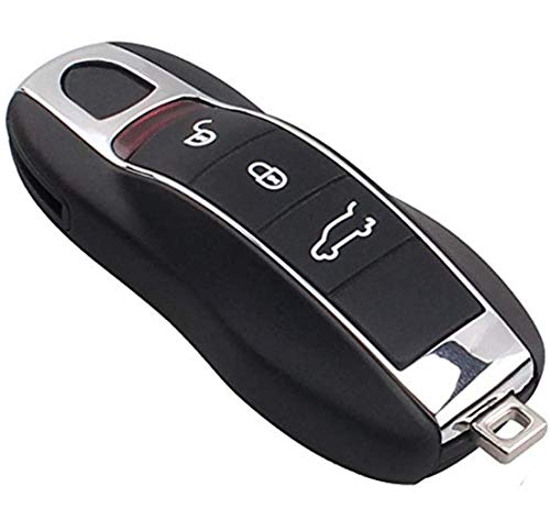 ProPlip Clé Plip Compatible avec Cayenne Carrera Boxster 911 Panamera Cayman Macan GT 3 Boutons Coque TELECOMMANDE