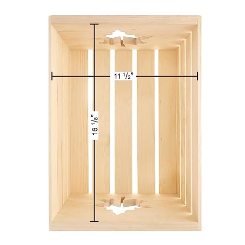 LEISURE ARTS Good Wood Caisse en bois avec découpe de feuille d’érable, caisse en bois brut pour présentation, caisses en bois pour le rangement, caisses en bois brut de pin, 45,1 x 30,5 x 24,1 cm - Les Beatles, Paul McCartney, John Lennon, RIngo Starr, George Harrison LEISURE ARTS Good Wood Caisse en bois avec découpe de feuille d'érable, caisse en bois brut pour présentation, caisses en bois pour le rangement, caisses en bois brut de pin, 45,1 x 30,5 x 24,1 cm – Image 8
