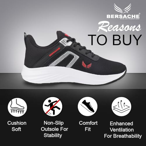 Image of BERSACHE Premium Sports,Walking,Gym,Cricket, Trending Running Shoes for Men's