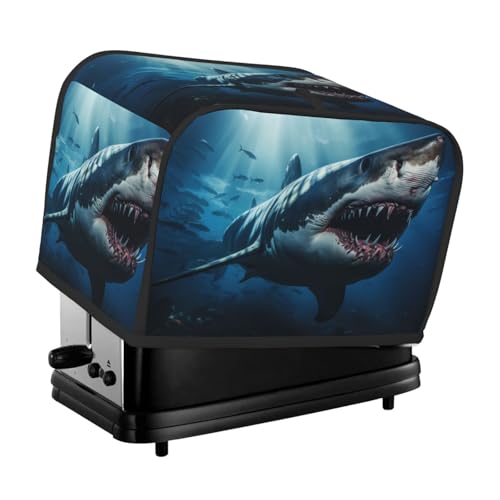 Copertura per tostapane a 2 fette, copertura realistica 3D per tostapane con tasche per piccoli elettrodomestici da cucina, protezione dalle impronte digitali, lavabile in lavatrice