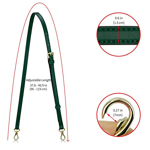 Image of Allzedream Leather Purse Strap Replacement Crossbody Handbag Long Adjustable