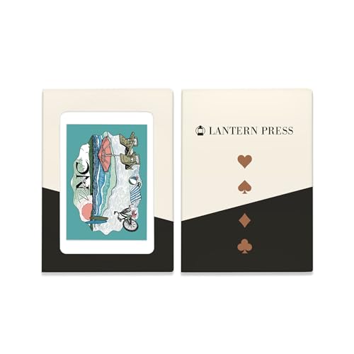 Baraja de poker North Carolina Duck 52 cartas miniatura 4