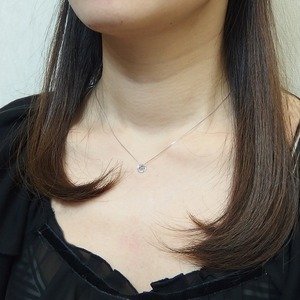 ダイヤモンド ネックレス K18 ホワイトゴールド 0.2ctダンシングストーン 楽天市場】ダイヤモンド ネックレス K18 ホワイトゴールド 0.2ct