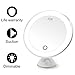 FASCINATE Espejo Maquillaje con Luz LED Aumento 10X Afeitado Aumento con Luz,...