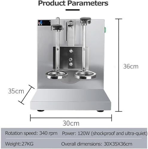 Milk Frother, Milkshake Maker, Double-head Automatic Milk Tea Blender, Suitable for Making Tea and Other Beverage Blenders.