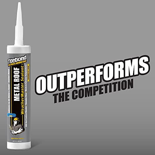 Titebond WeatherMaster Metal Roof Sealant, gris, pack 12 miniatura 4